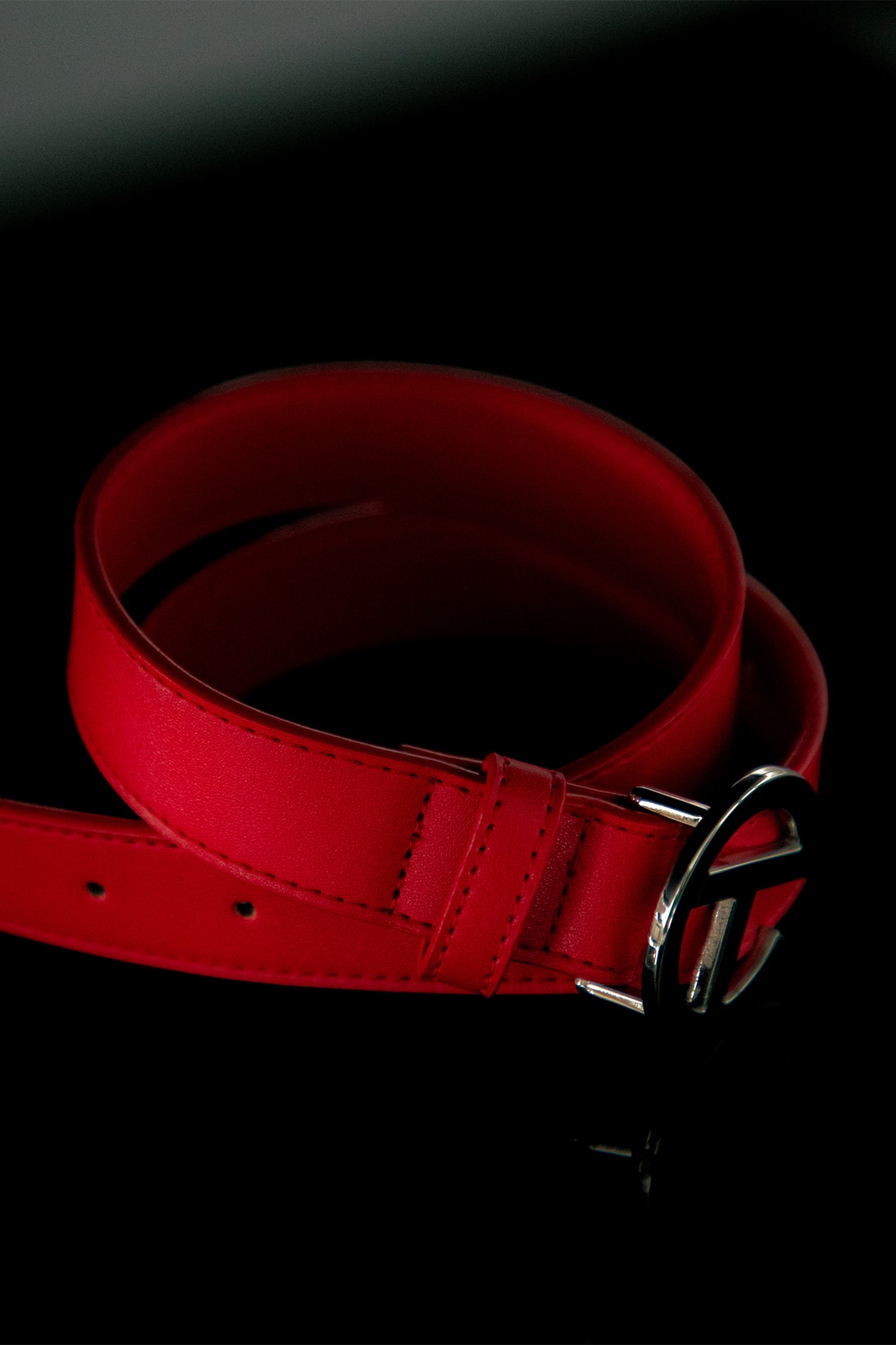 Telfar Shopping Bags HBX Drop Vegan Leather Accessories Belts Red