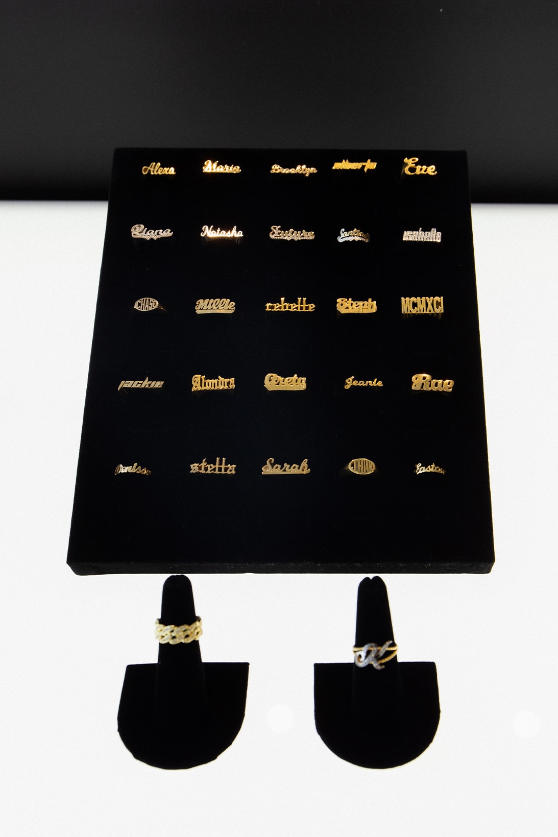 The M Jewelers NoLita Store New York Accessories Necklaces Earrings Valentine's Day Nameplates