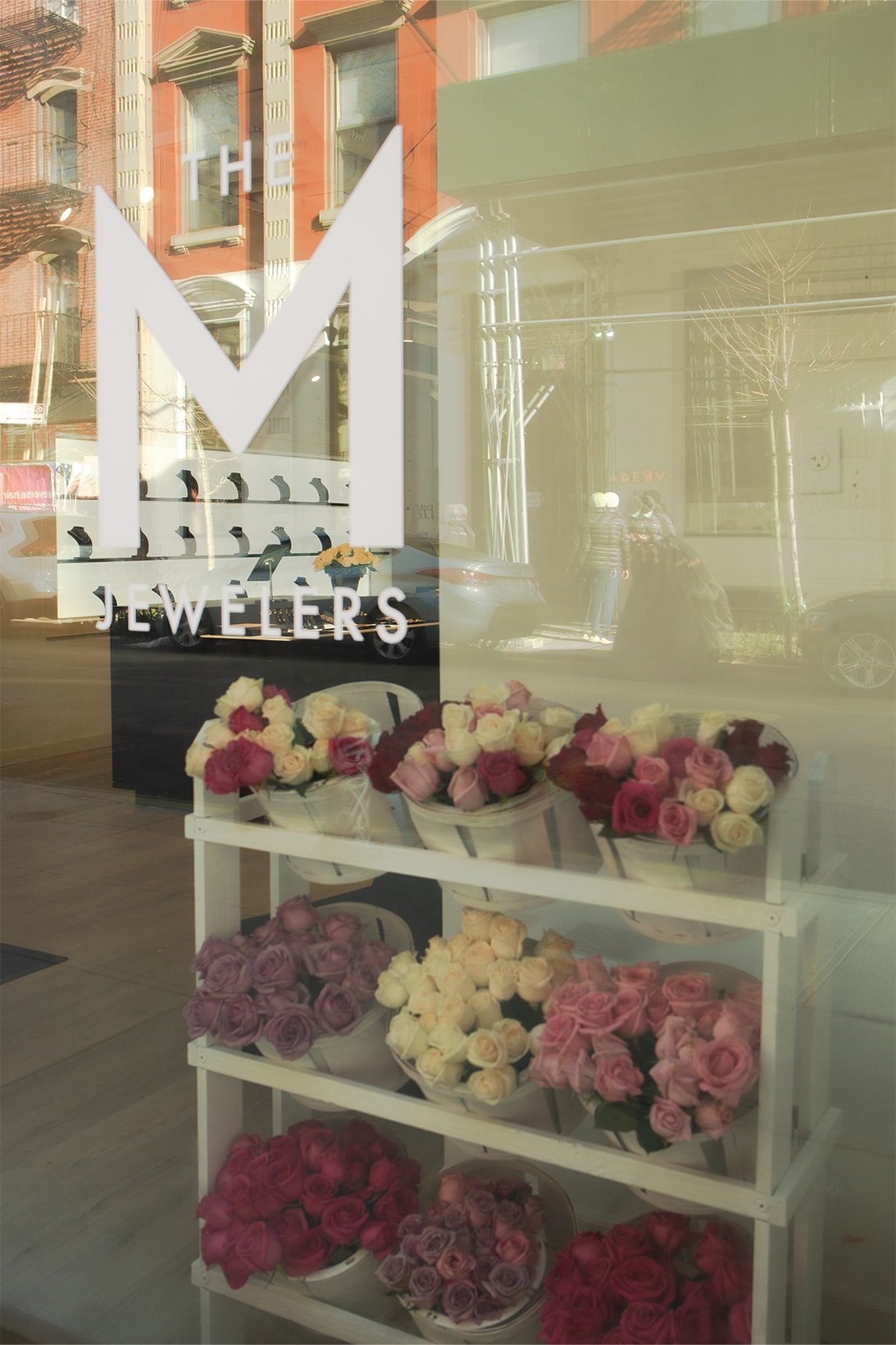 The M Jewelers NoLita Store New York Accessories Necklaces Earrings Valentine's Day Flowers