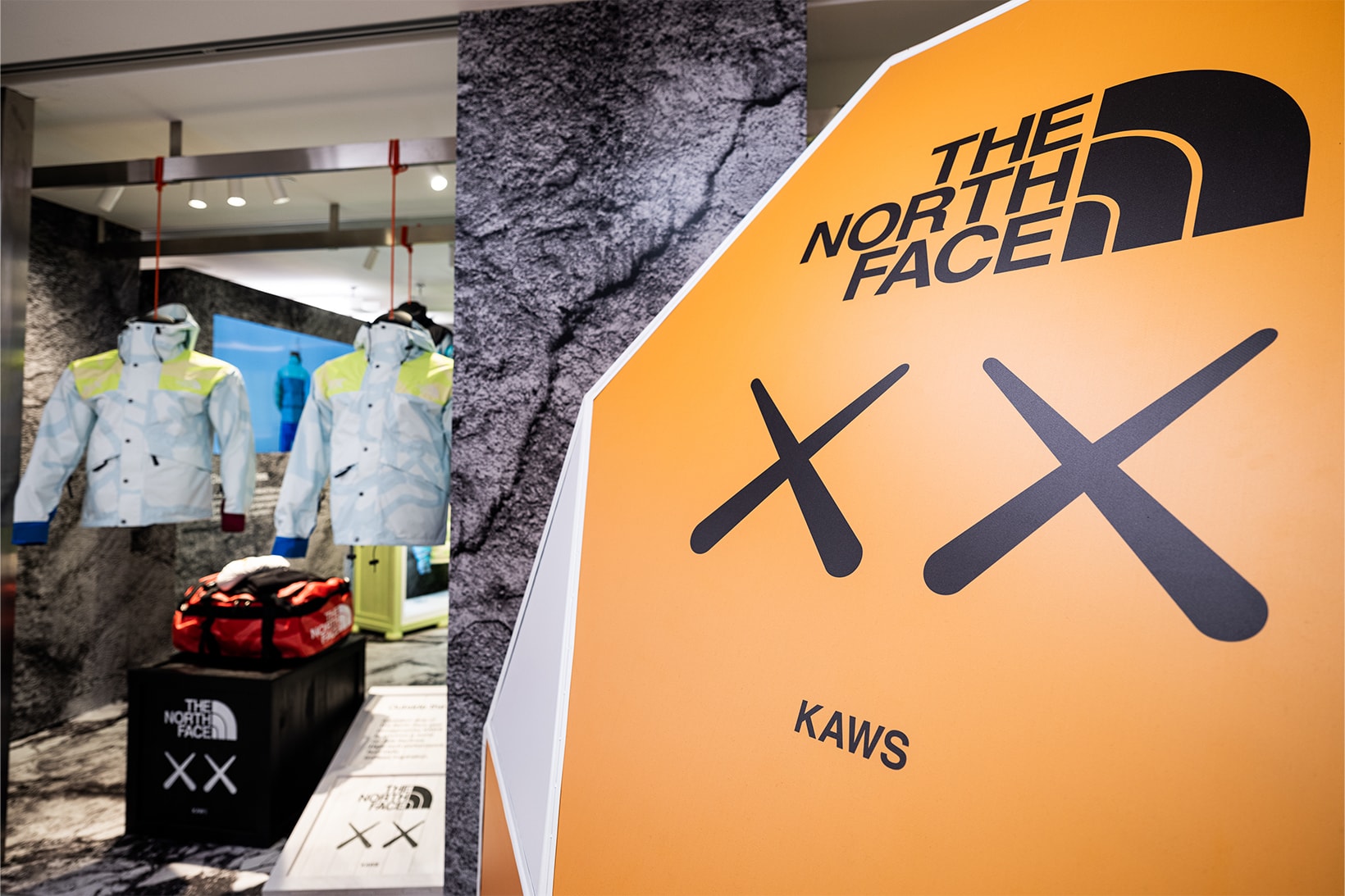 The North Face XX Kaws Collaboration Pop-Up Store LANDMARK Entrance Details