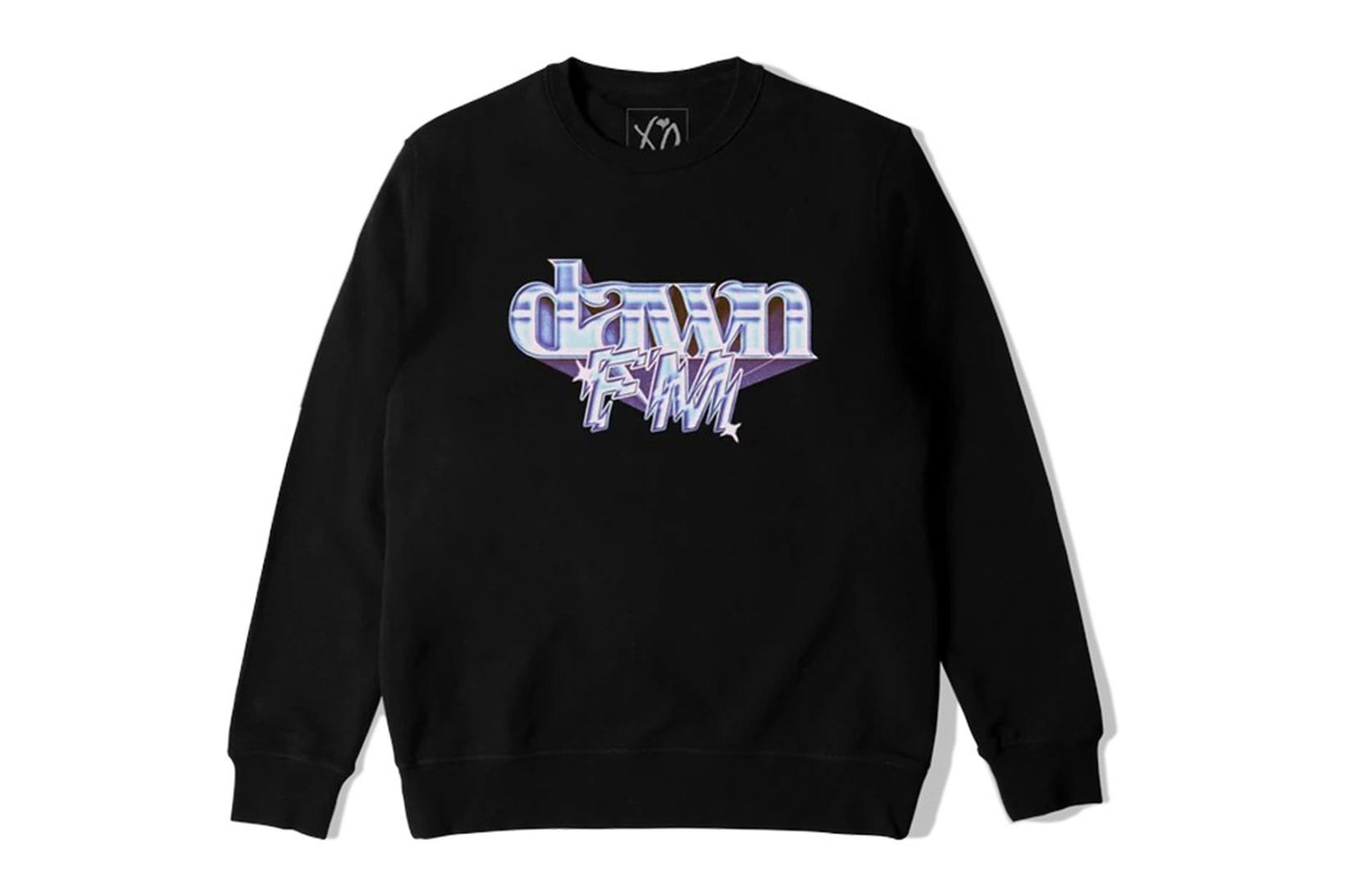 The Weeknd Dawn FM Albums Merchandise Collection Sweater Radio Black Front