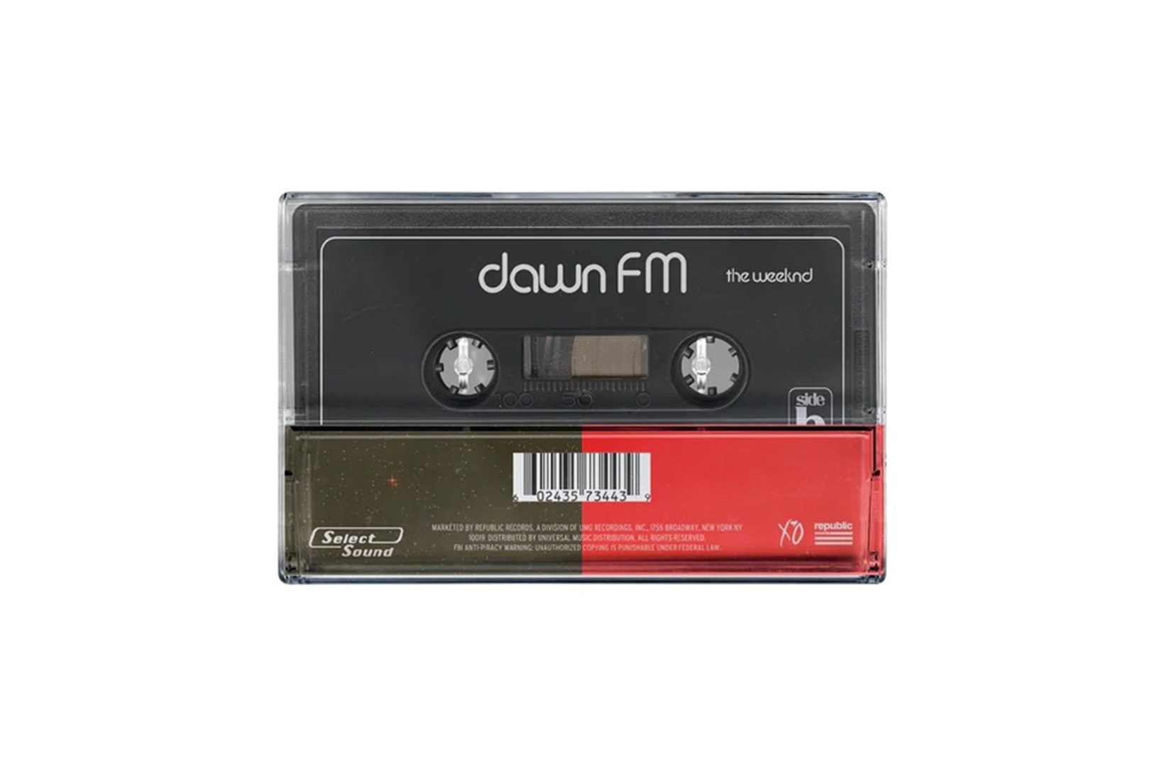 The Weeknd Dawn FM Albums Merchandise Collection Cassette