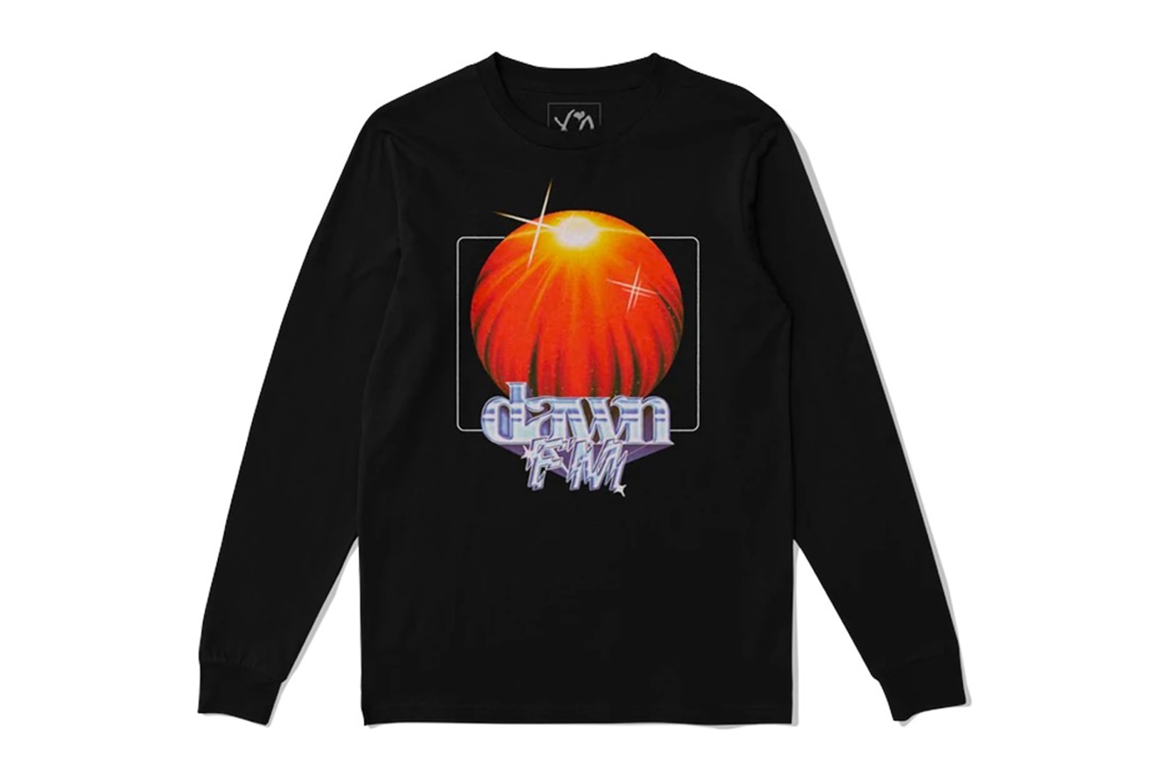 The Weeknd Dawn FM Albums Merchandise Collection Sweater Sunset Black