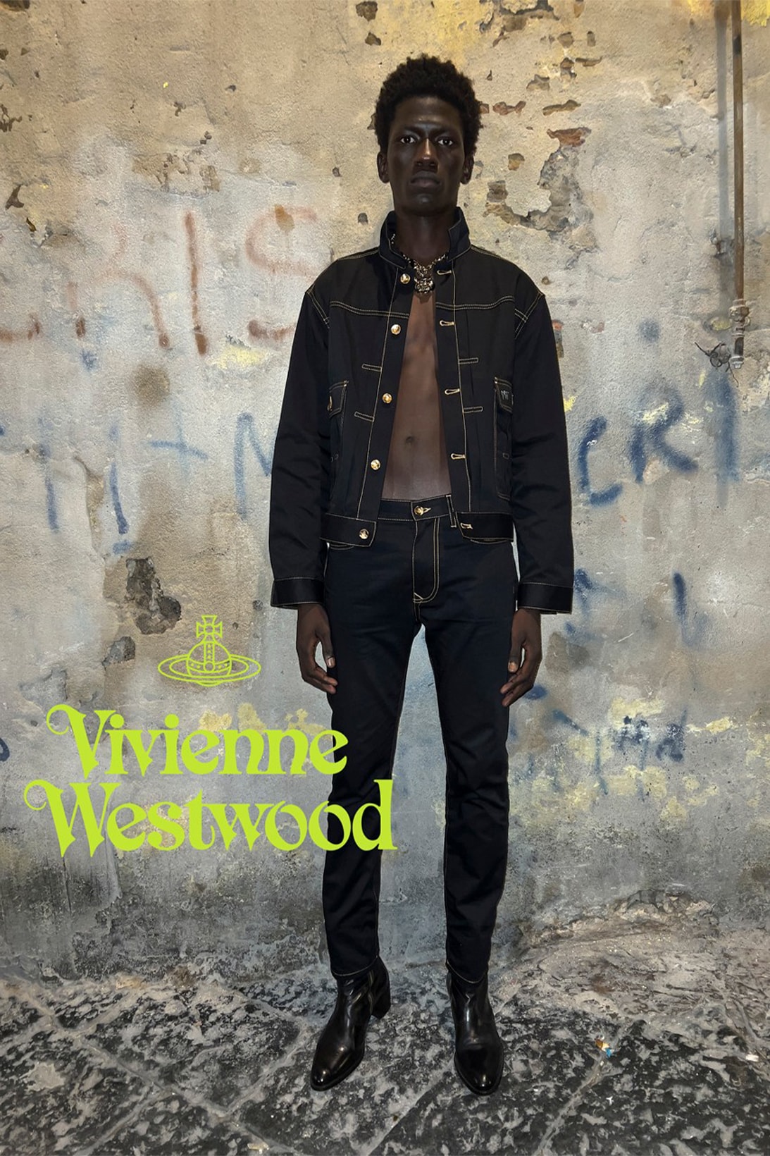 Vivienne Westwood Spring Summer Campaign Naples Juergen Teller Andreas Kronthaler Denim Pants Jacket