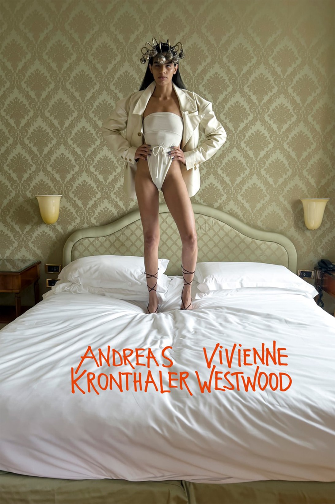 Vivienne Westwood Spring Summer Campaign Naples Juergen Teller Andreas Kronthaler Bodysuit Jacket White