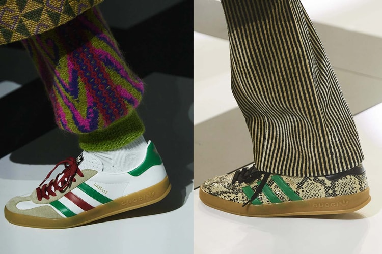 A Closer Look at the Gucci x adidas Gazelles and Other Footwear