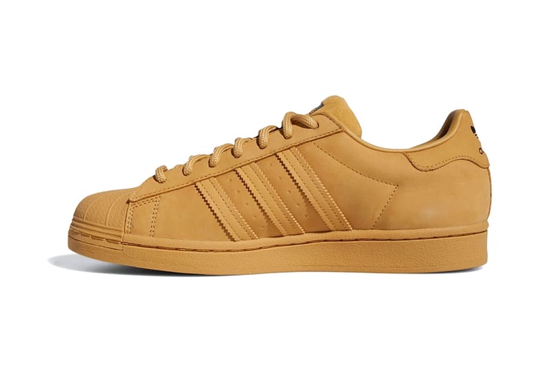 brown adidas superstar shoes