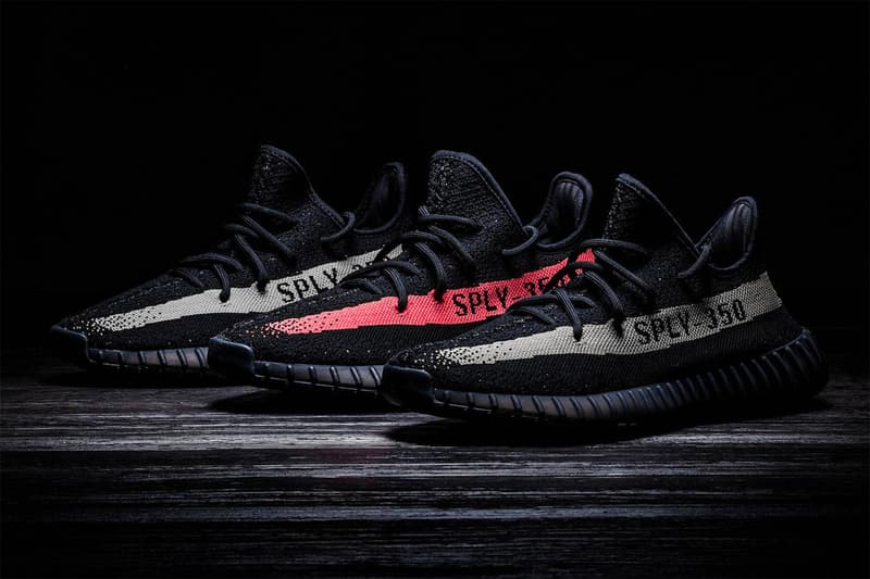 adidas YEEZY BOOST 350 V2 Restock Oreo Red Stripe 