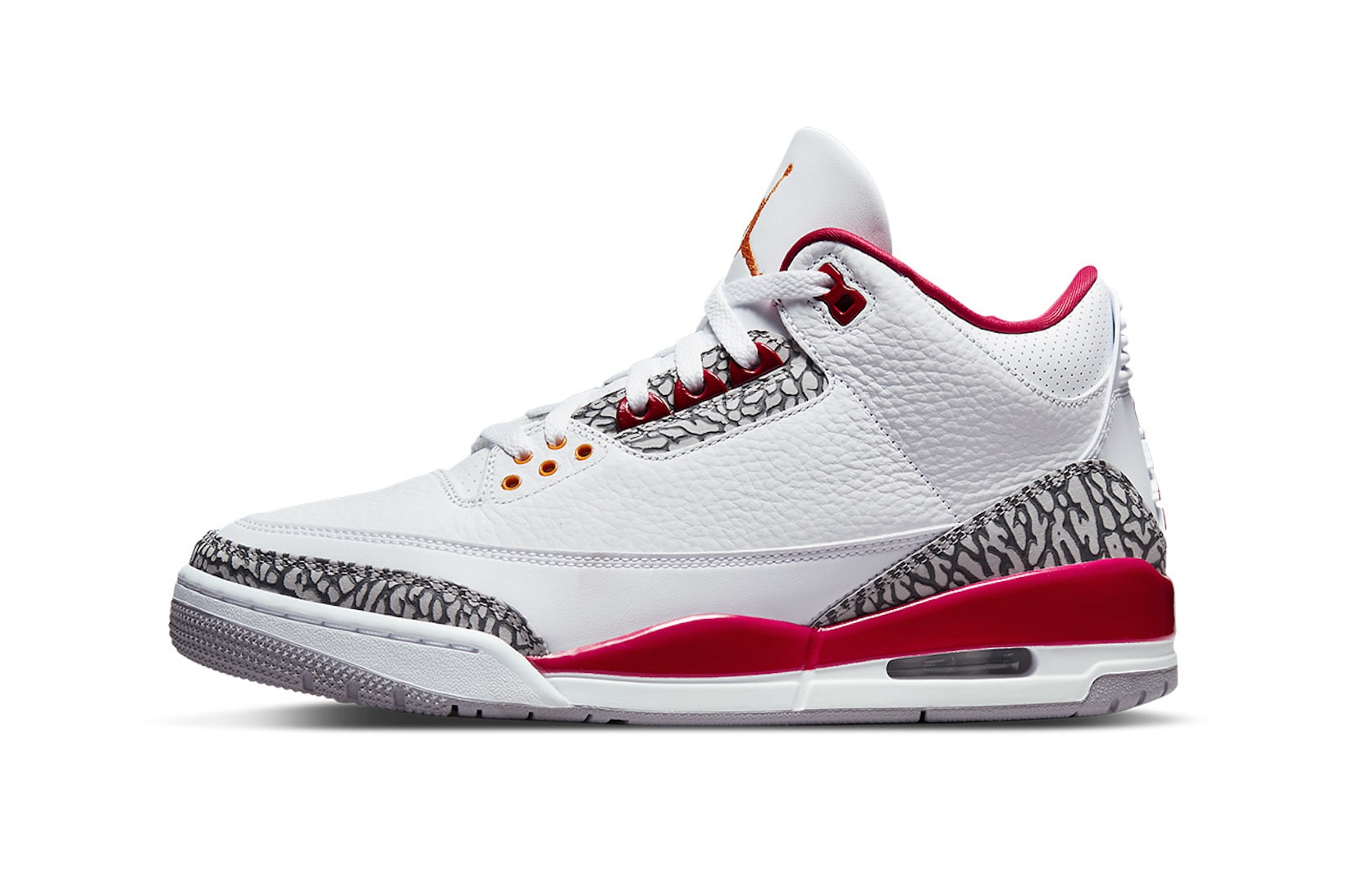 Nike Air Jordan 3 AJ3 Cardinal Red White Sneakers Footwear Shoes Kicks