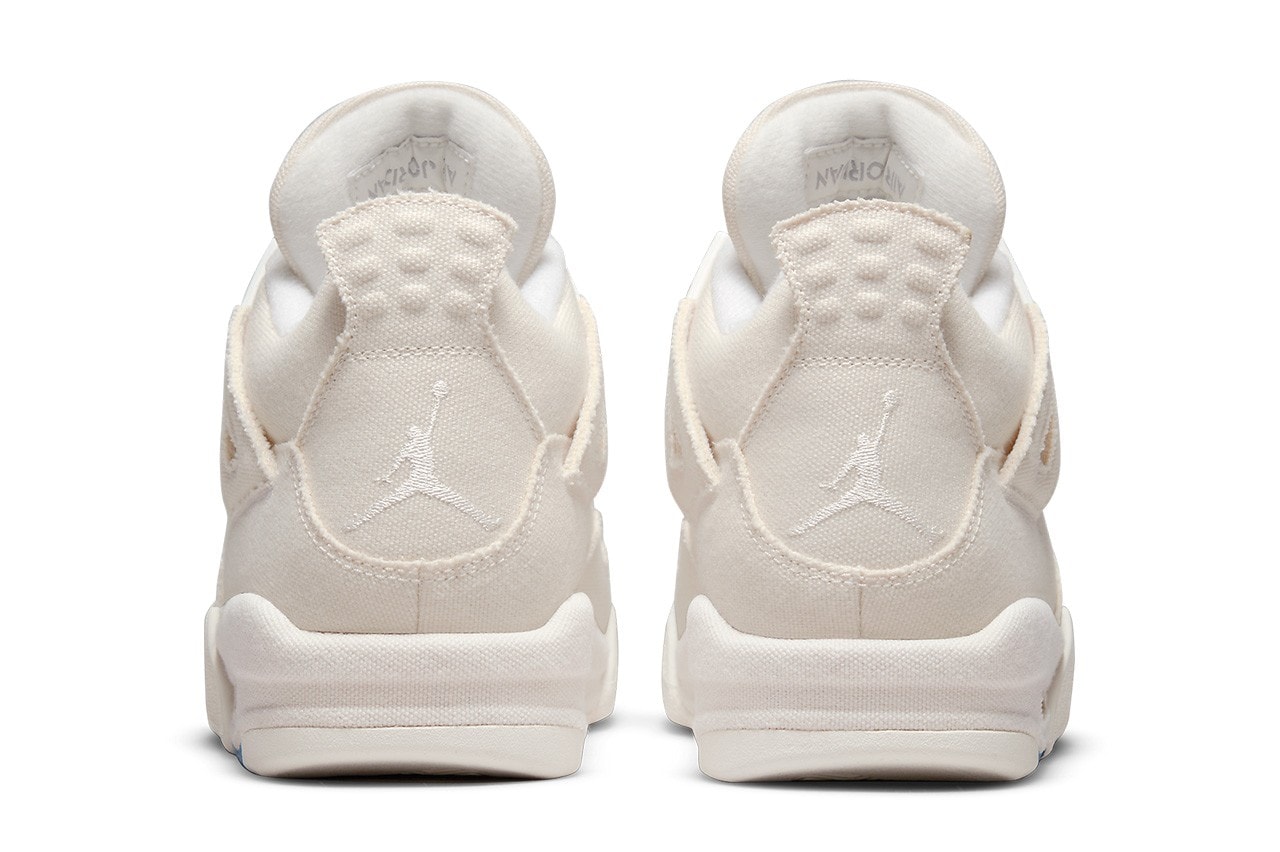 Nike Air Jordan 4 Women's Canvas Sail Price Release Date