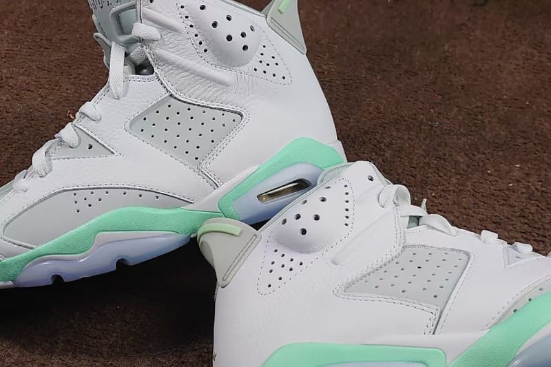 mint green jordan 6