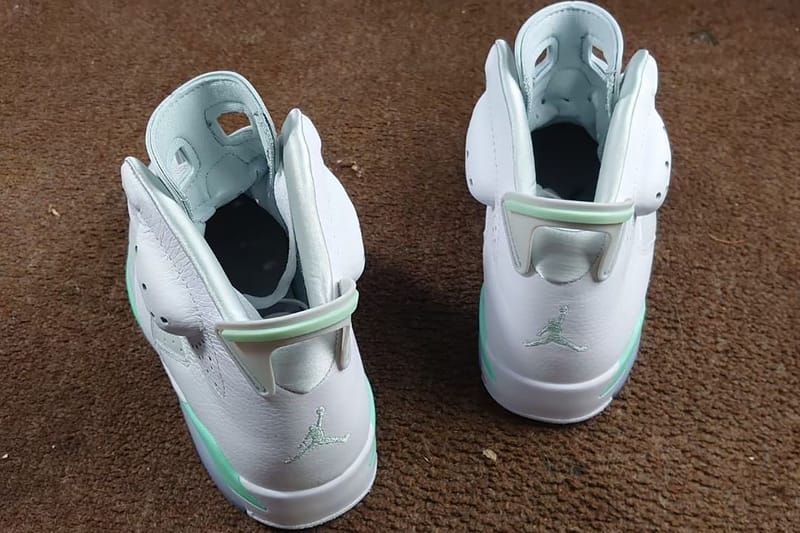 womens mint green jordans