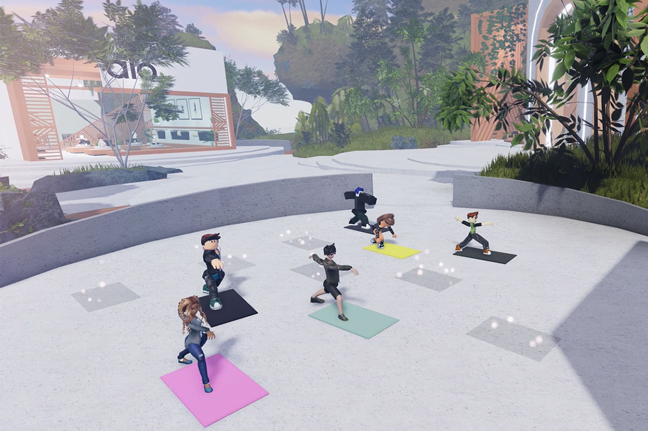Alo Launches Wellness Fashion Metaverse Roblox Meditation Yoga Sanctuary Avatars