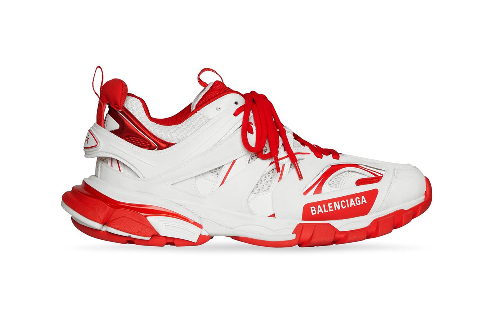 Balenciaga Valentine's Day White Red Track Sneaker