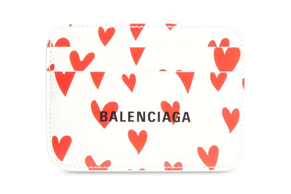 Balenciaga Valentine's Day Heart Cardholder Wallet