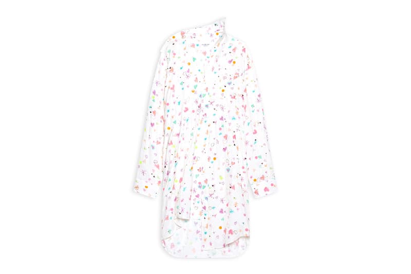 Balenciaga Valentine's Day 2022 Floral Heart Dress