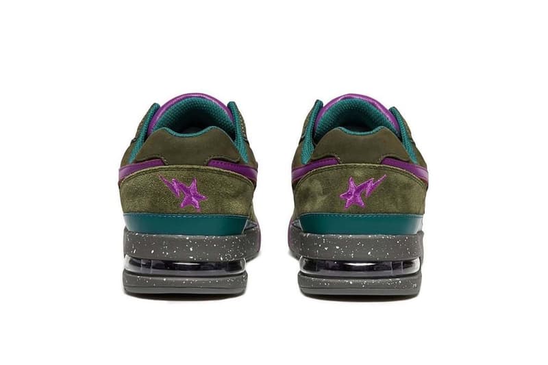 BAPE ROAD STA Green Purple Teal Gray Blue Orange Speckled Sole Price Release Date