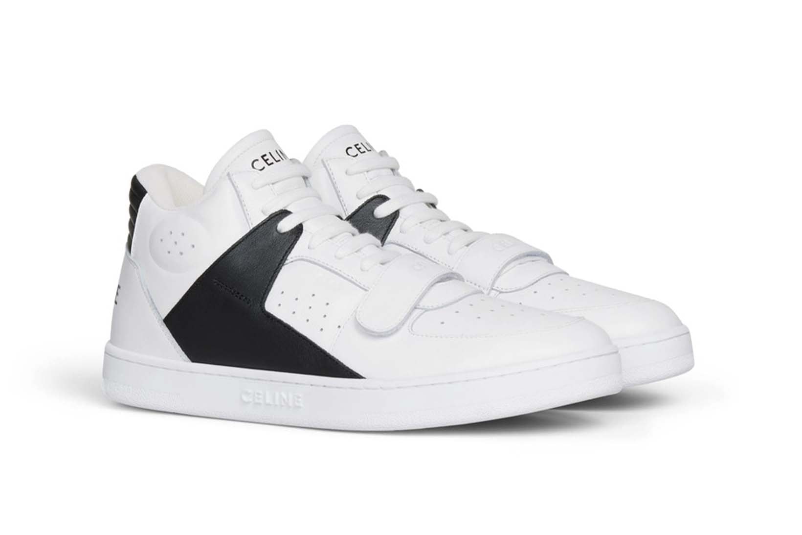 Celine CT-02 Mid Sneaker White Black Price Release Date