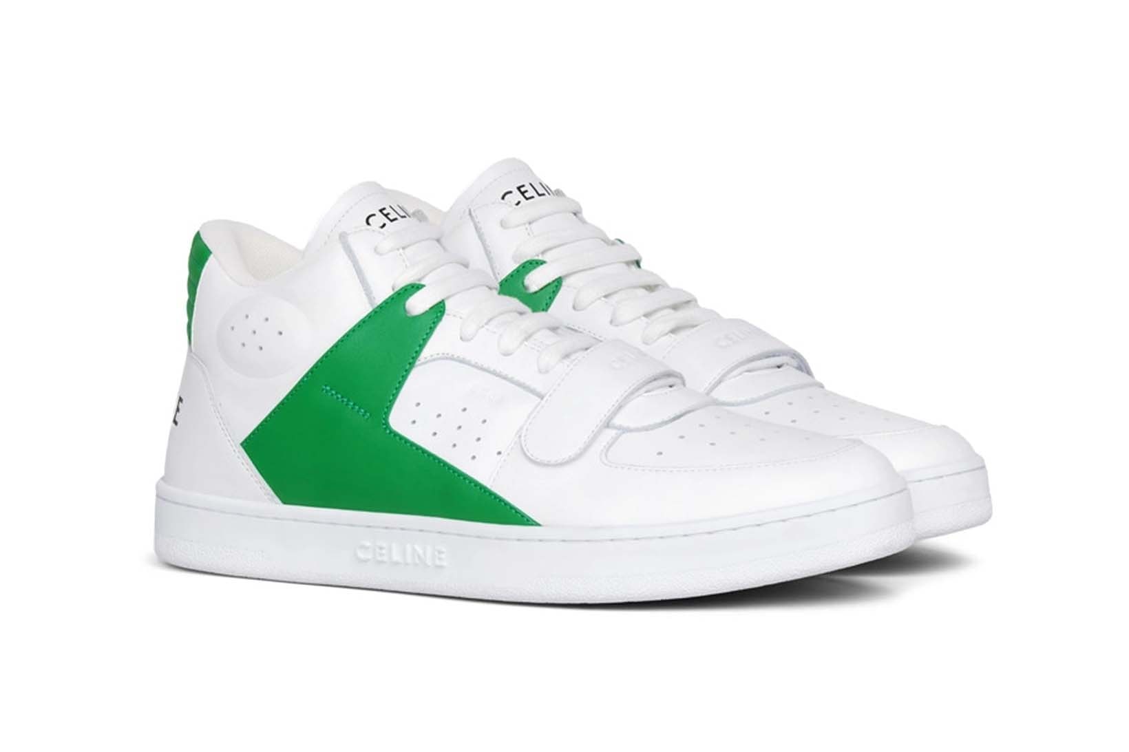 Celine CT-02 Mid Sneaker White Green Price Release Date