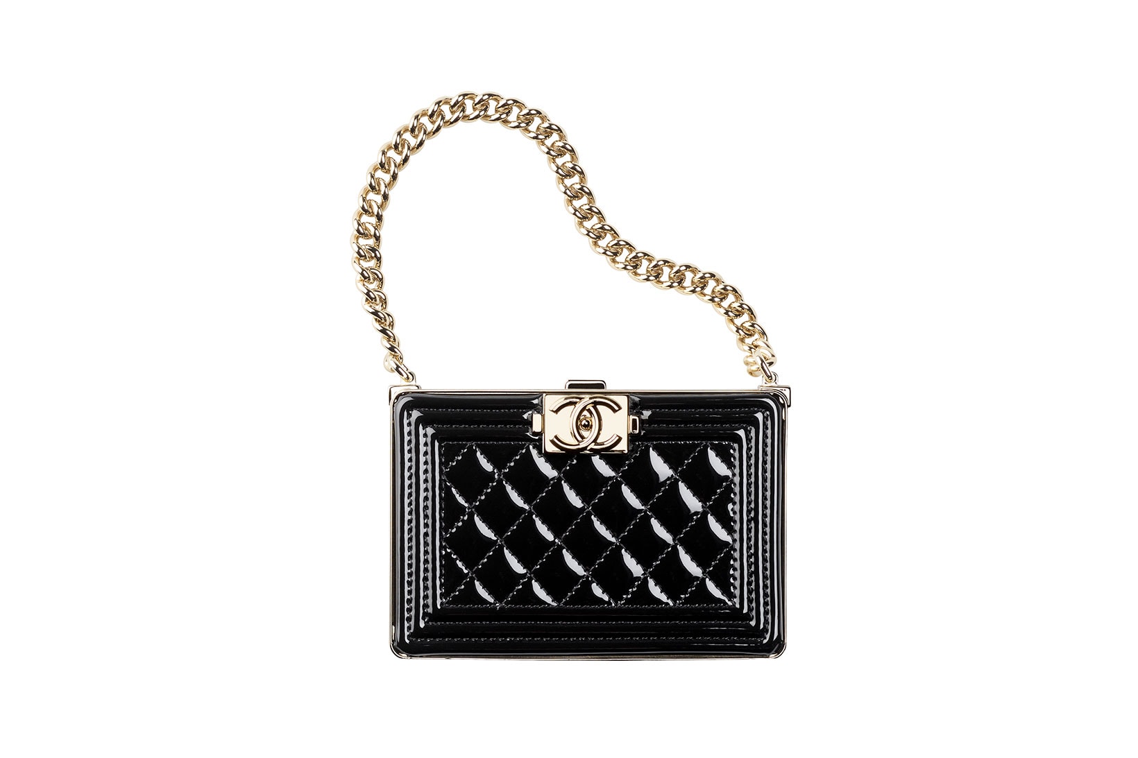 Chanel Métiers D’Art Collection Small Leather Goods Minaudiere Black