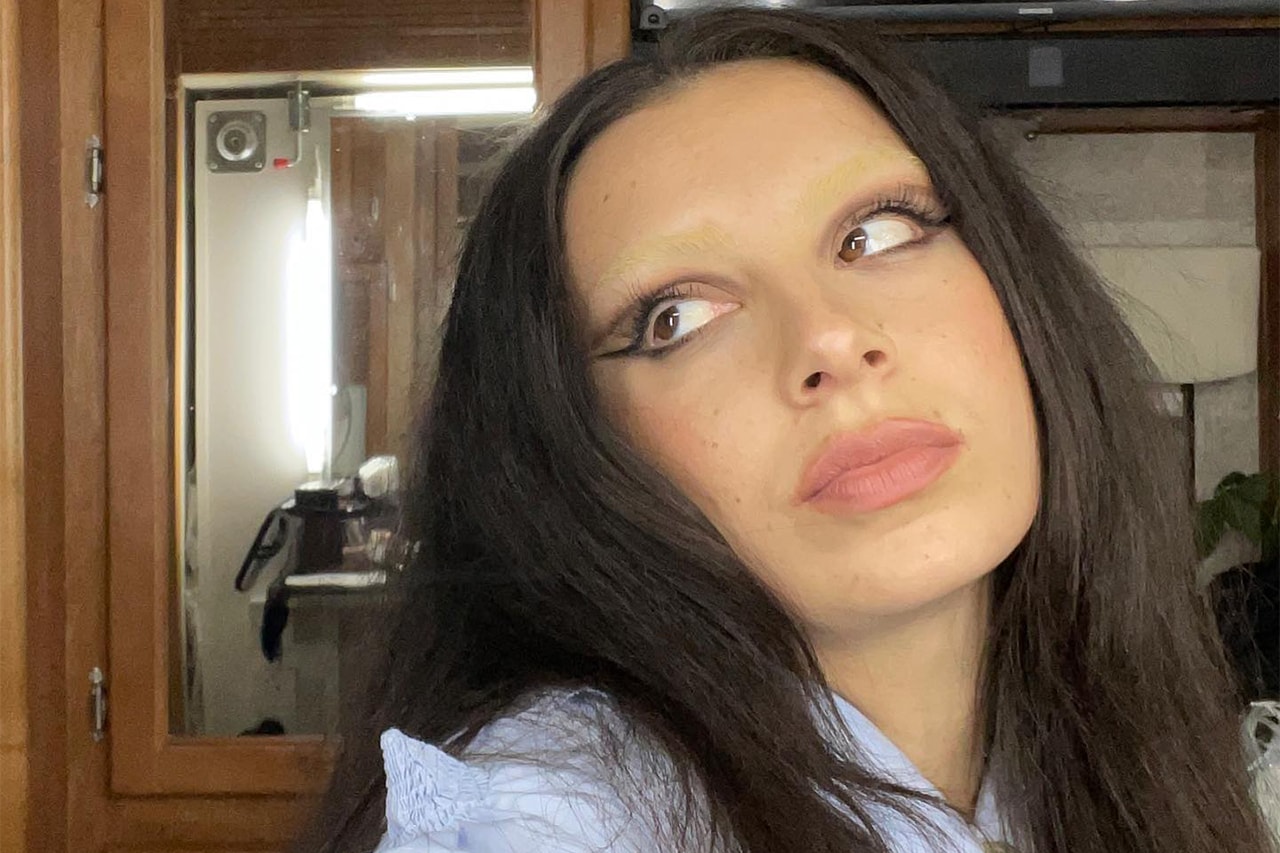 charli xcx bleached eyebrows instagram