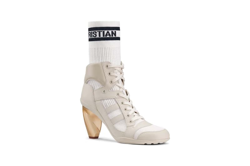 Dior D Zenith Heeled Sneaker Boot White Blue Price Release Date