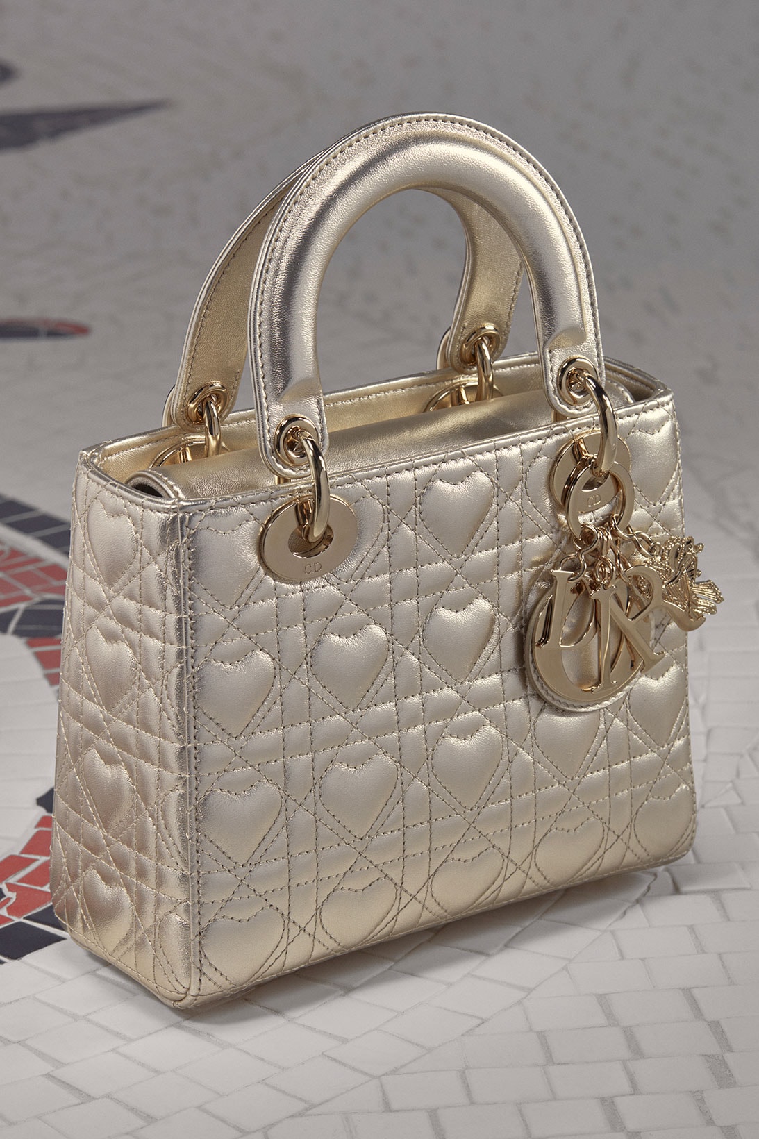 Dior Cupidon Valentines Day Collection Medium Lady Dlite Bag