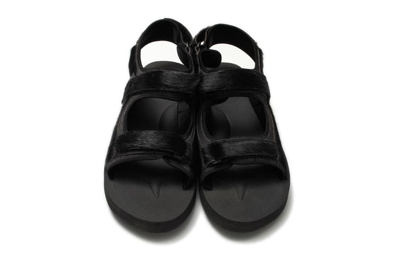 Doublet Suicoke Animal Print Sandals Collaboration SS22 Release Dinosaur Black