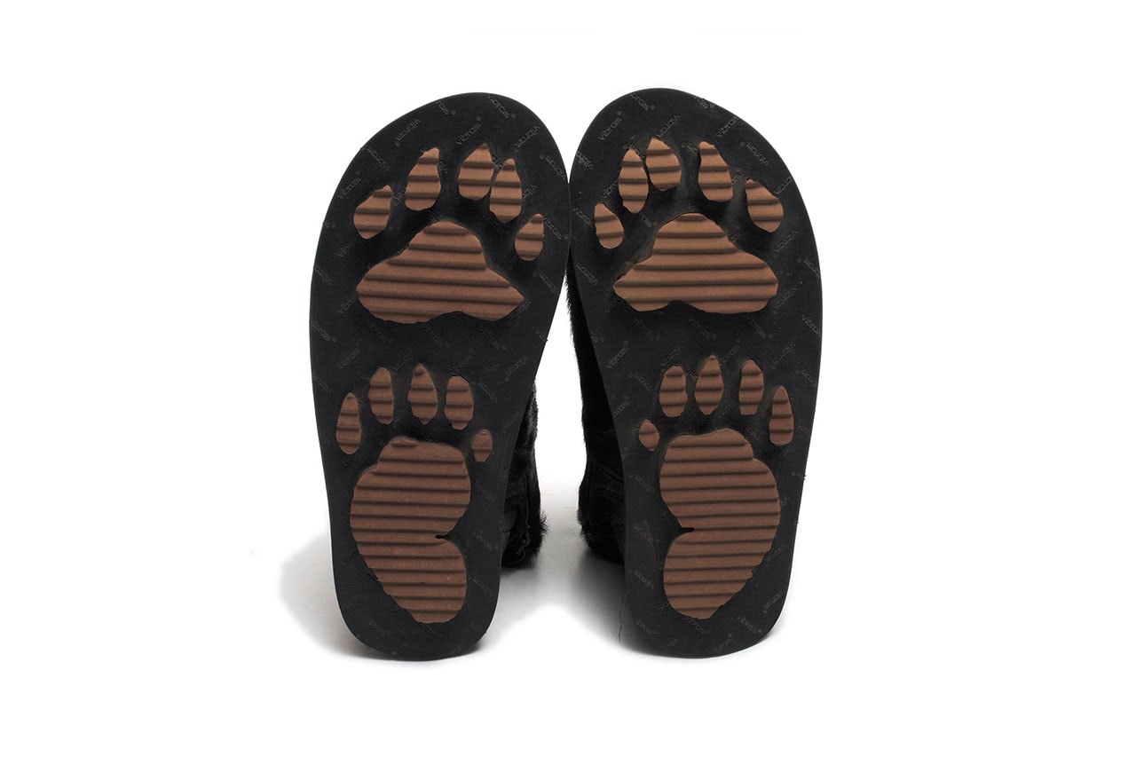 Doublet Suicoke Animal Print Sandals Collaboration SS22 Release Dinosaur Black