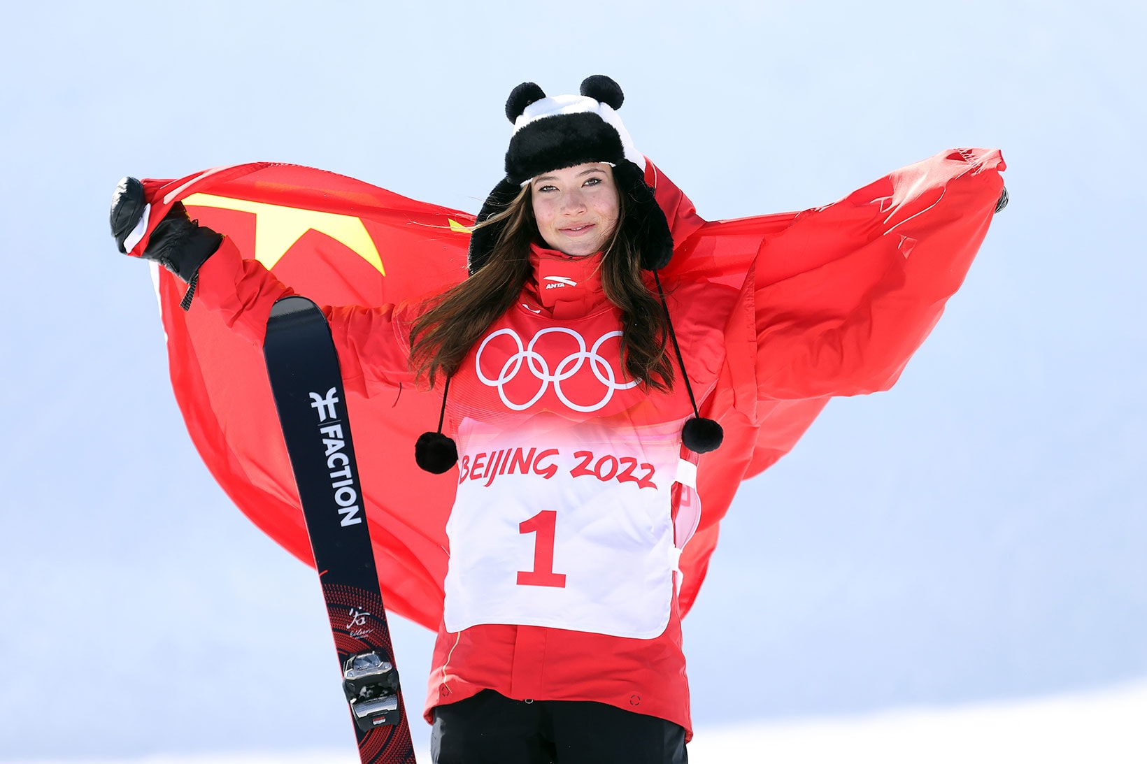 Eileen Gu Wins Third Medal Gold Beijing Winter Olympics Womens Halfpipe Skiing NEws