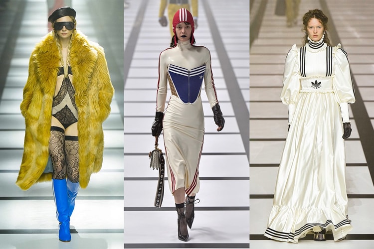 Gucci Unveils adidas Collaboration at FW22 Runway Show