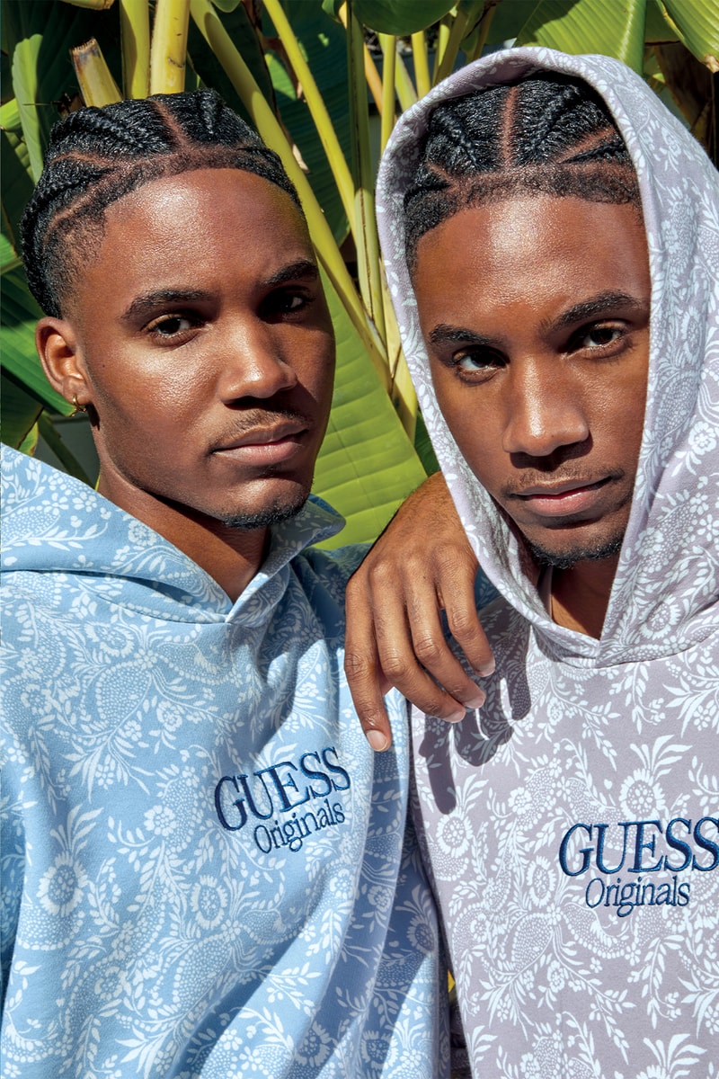 GUESS Originals Spring Collection Kit Program Outerwear Accessories Bandana Hoodie