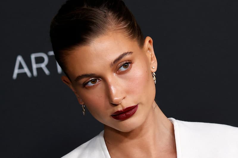 Hailey Bieber Baldwin Makeup Dark Lip 