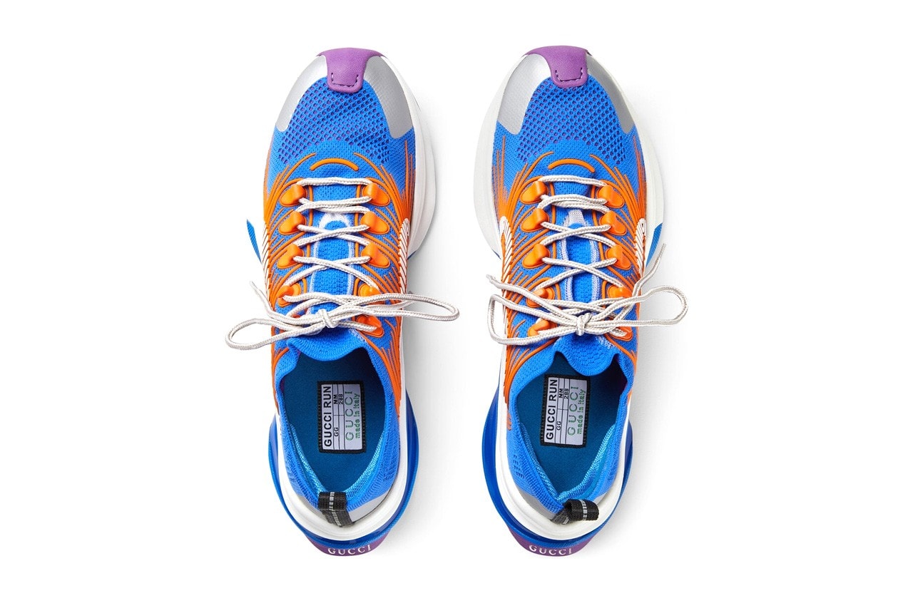 Gucci Run Sneaker Blue Purple Orange Price Release Date