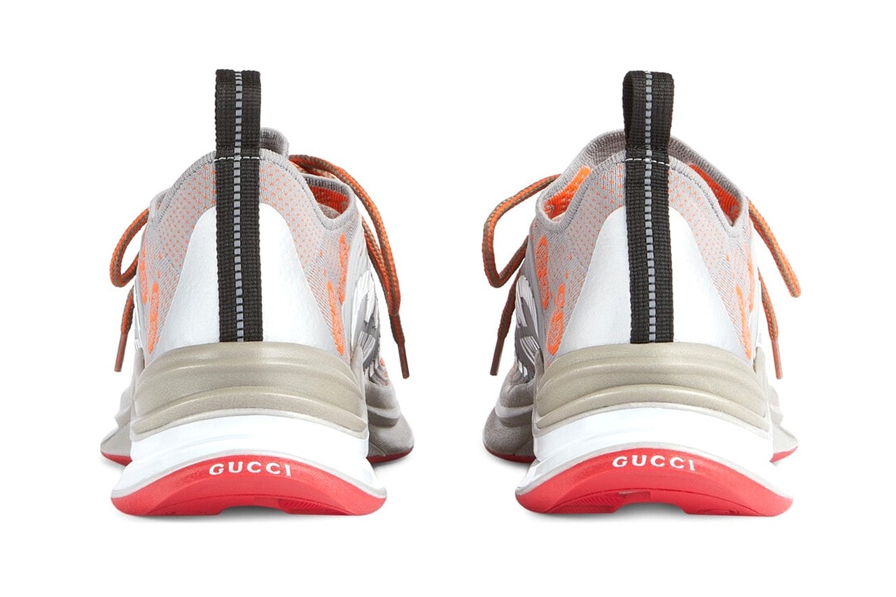 Gucci Run Sneaker Orange Silver Red Price Release Date