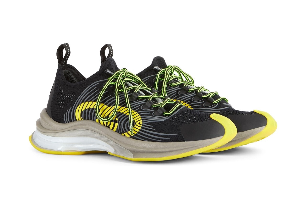 Gucci Run Sneaker Black Green Yellow Price Release Date