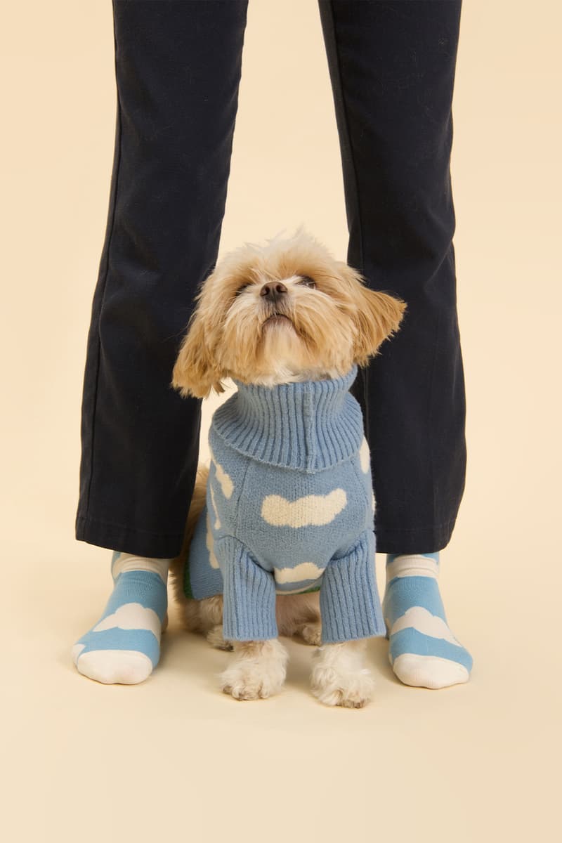 Little Beast New Winter Collection Dogs Lookbook sweaters Saikuru Socks Blue