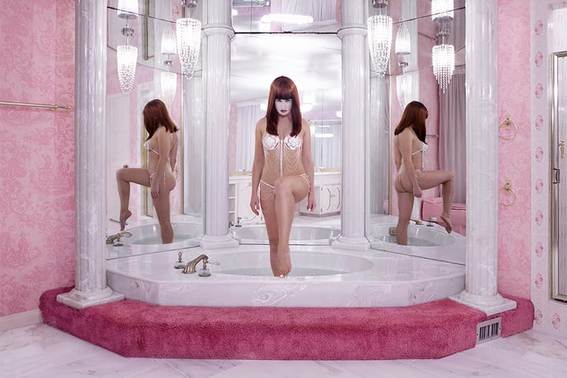 Prada's "Role Play" Exhibit Features Juno Calypso's Eerie Performance Piece About Femininity