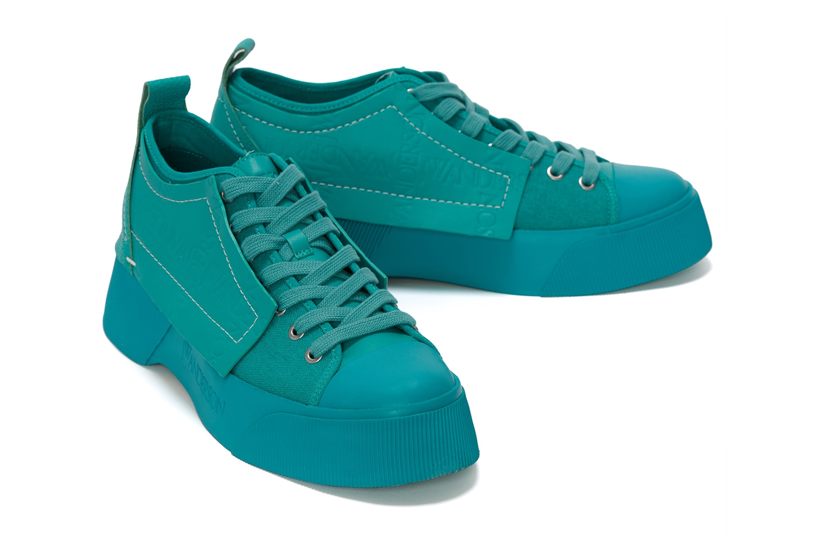 JW Anderson Sneaker Spring Summer Collection Green Lateral
