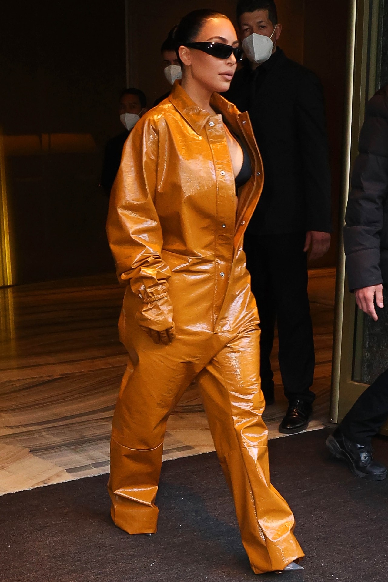kim kardashian milan fashion week prada style evolution outfits 