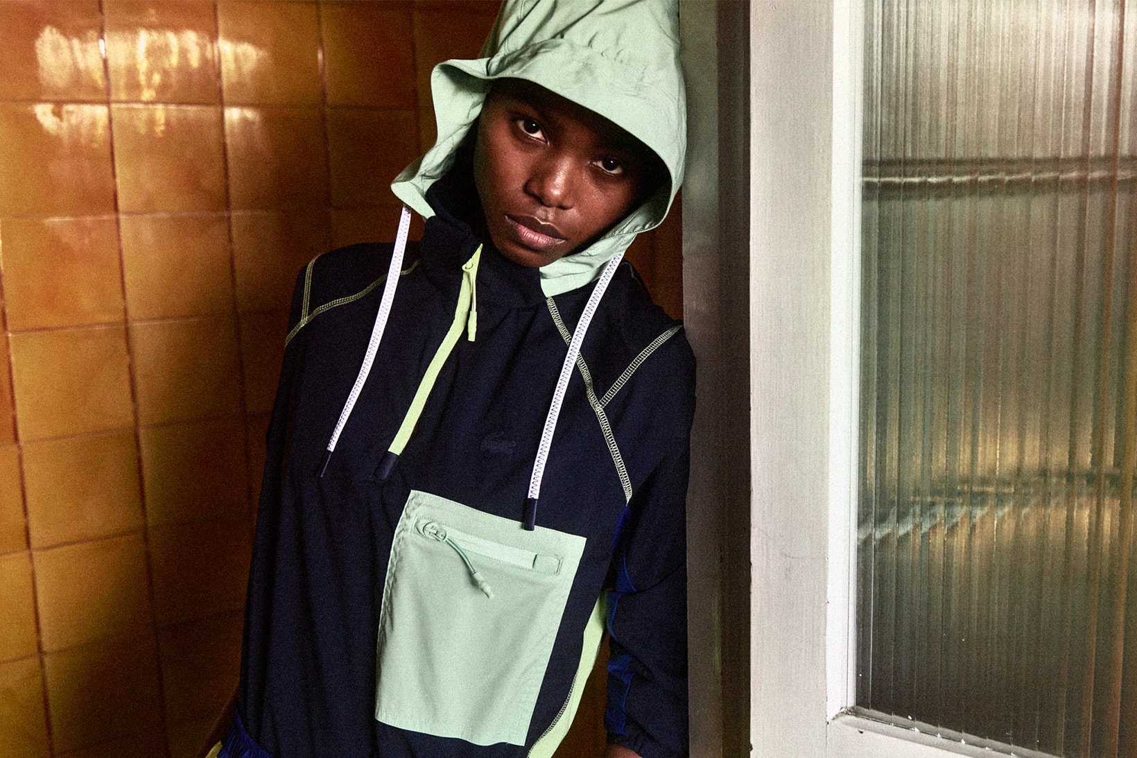 Lacoste Spring Summer Collection Sportswear Outerwear Lookbook Images Trenches Navy Green