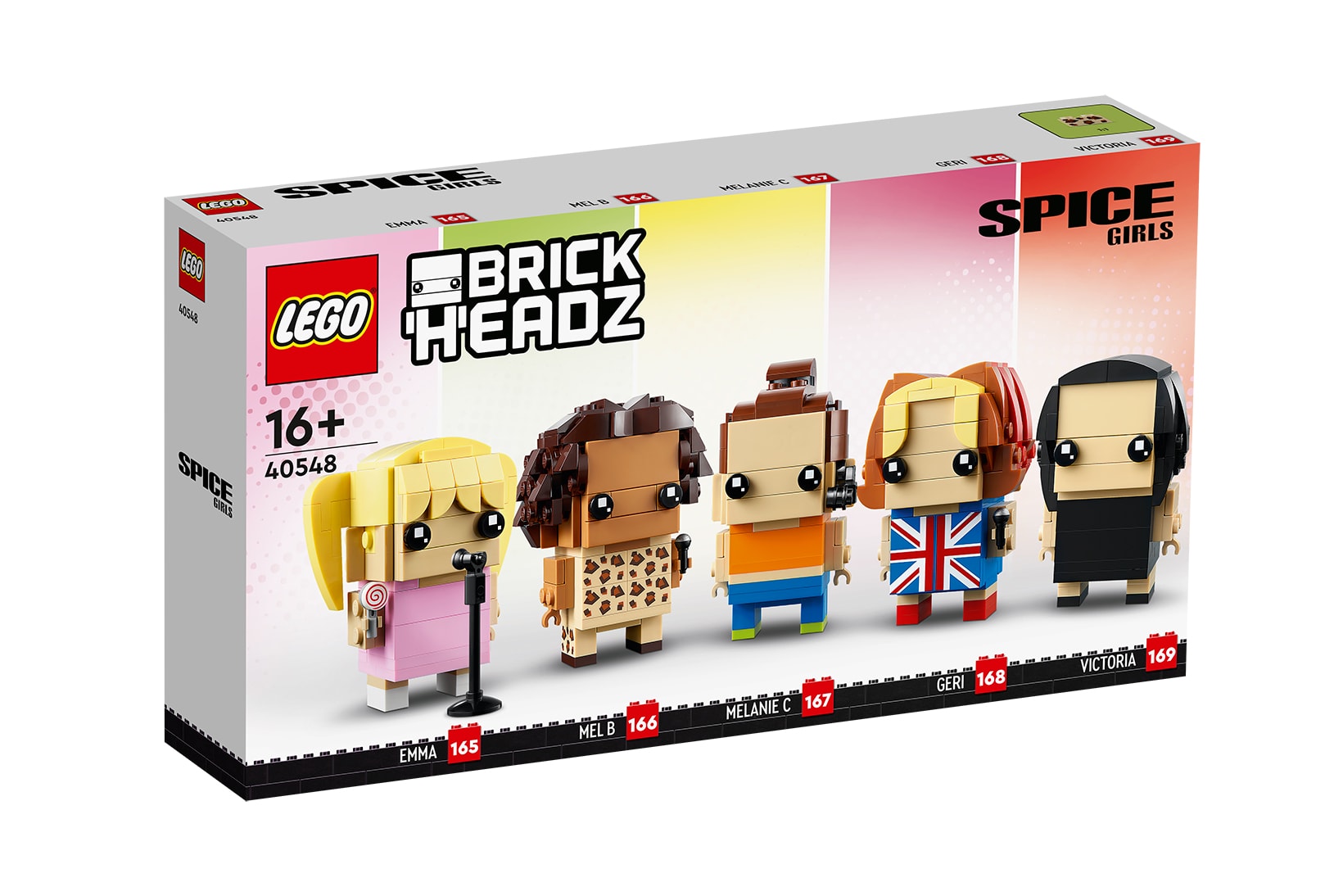 LEGO BrickHeadz Spice Girls Tribute Set Melanie Brown Melanie Chisholm Emma Bunton Geri Halliwell Victoria Beckham