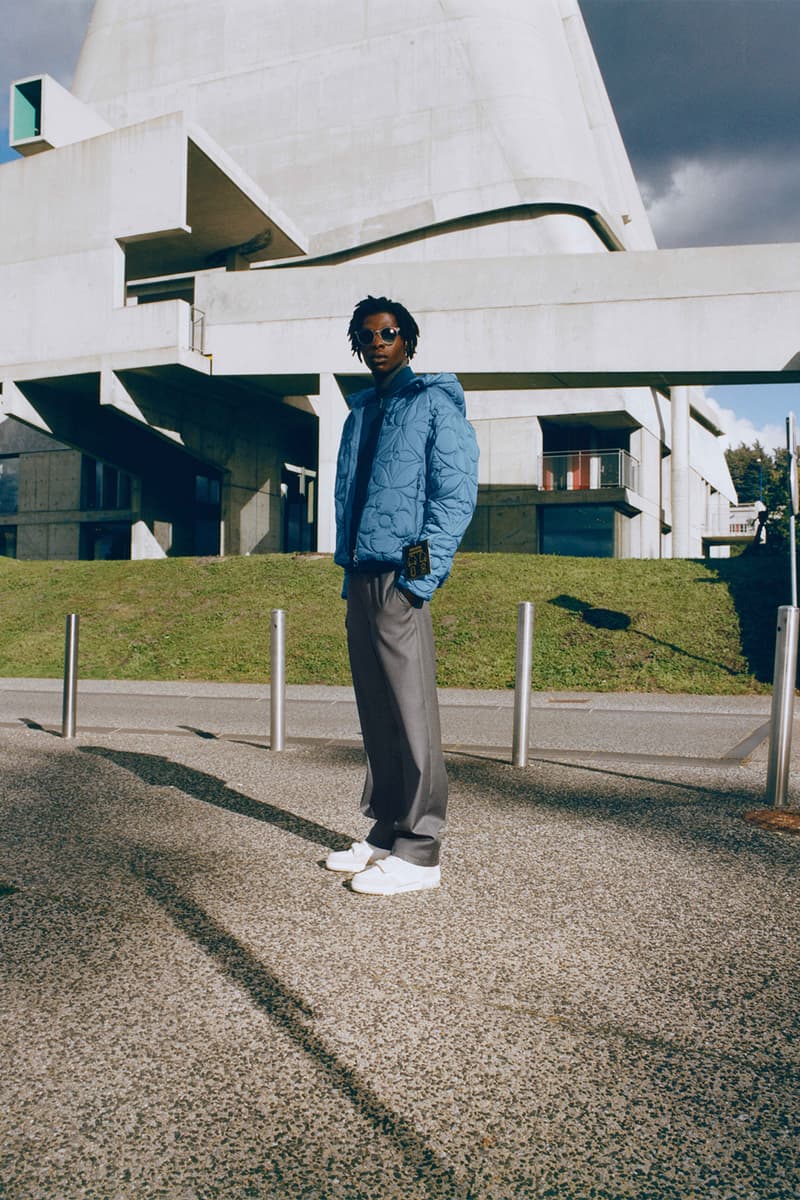 Louis Vuitton Virgil Abloh Daybreak Pre-Fall 2022 Collection Sportswear Bomber Blue