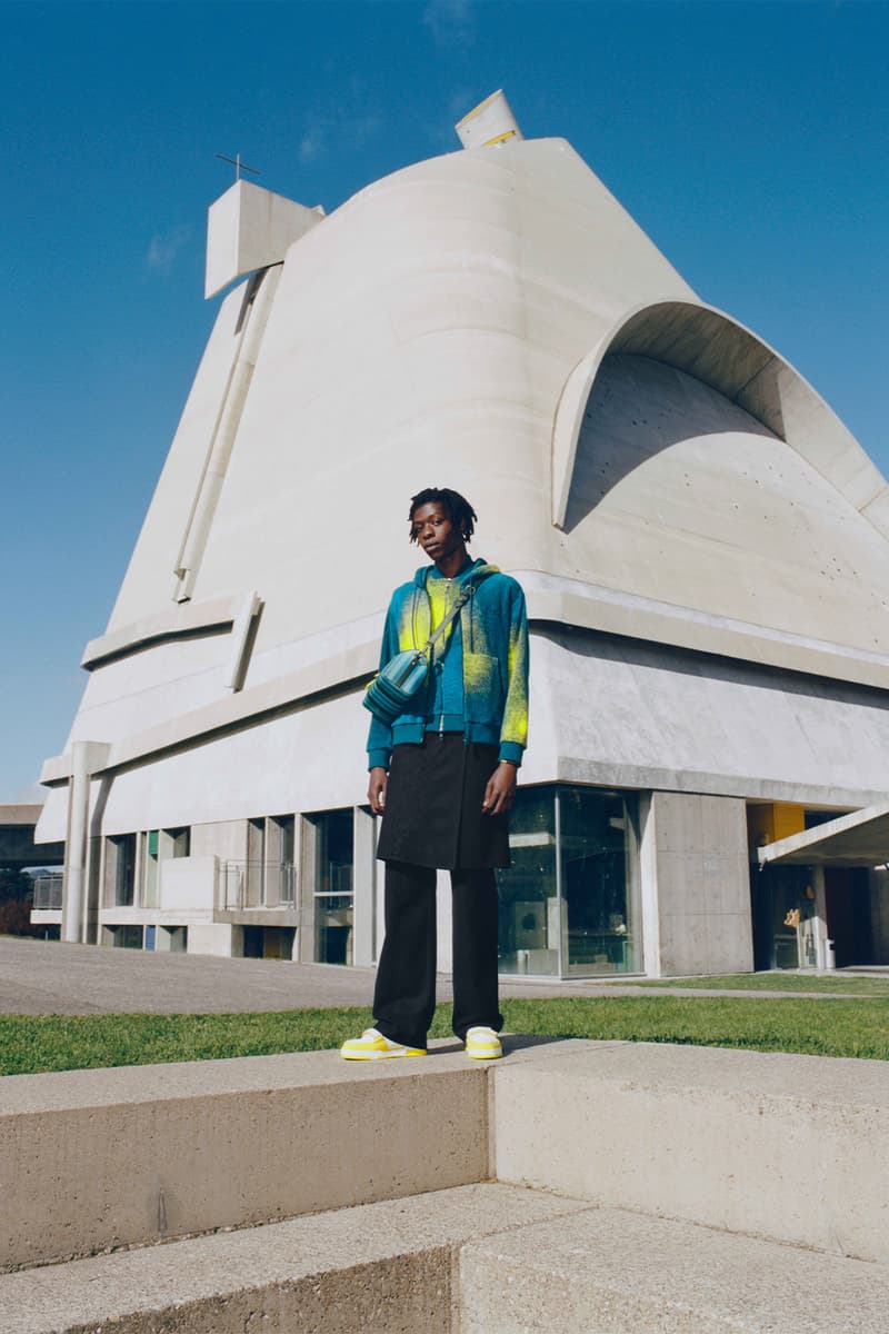 Louis Vuitton Virgil Abloh Daybreak Pre-Fall 2022 Collection Sportswear Jackets Striped Pants Wrap Skirt Blue Black