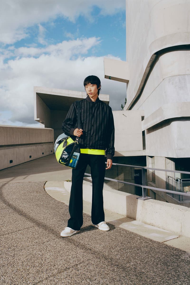 Louis Vuitton Virgil Abloh Daybreak Pre-Fall 2022 Collection Sportswear Striped Bomber