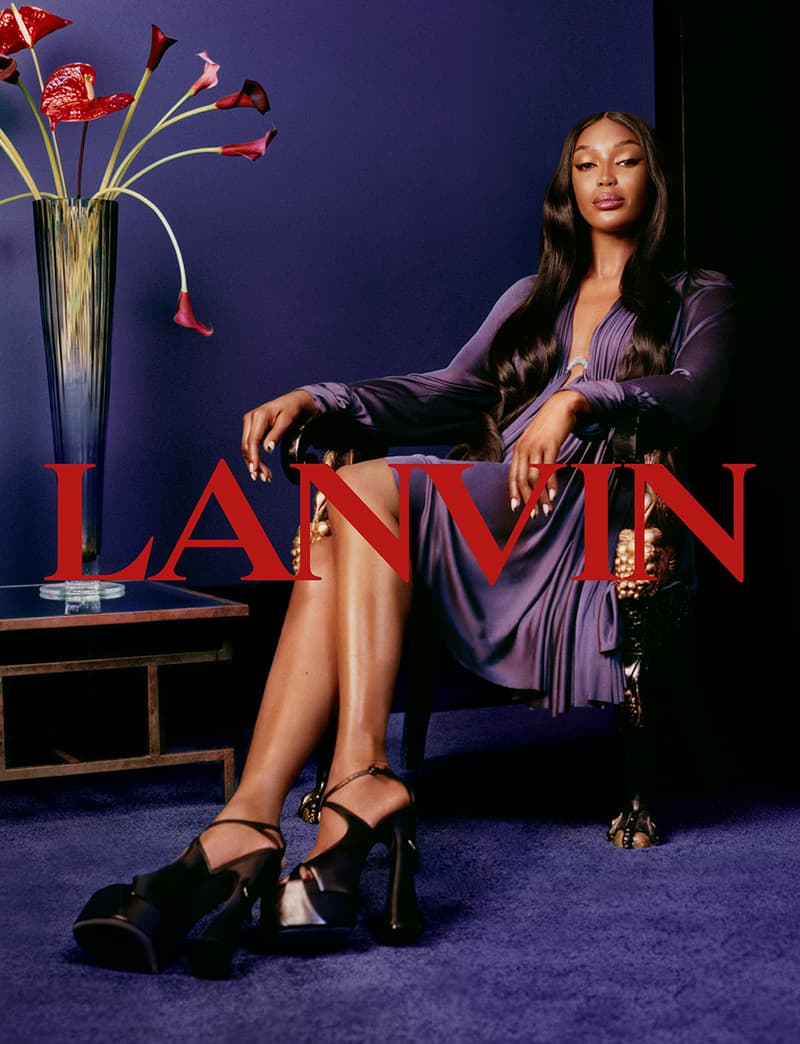 Naomi Campbell Lanvin Spring/Summer 2022