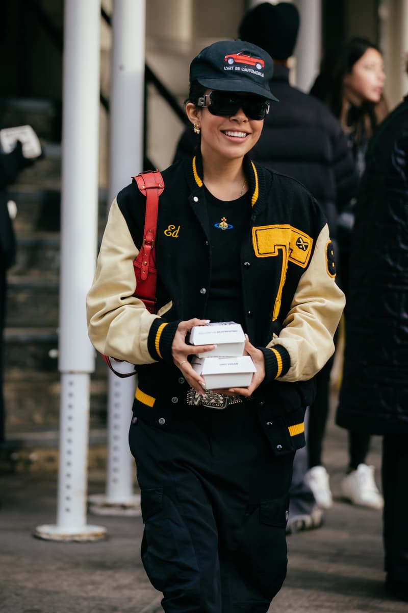 New York Fashion Week Fall Winter Street Style Sora Choi Rickey Thompson