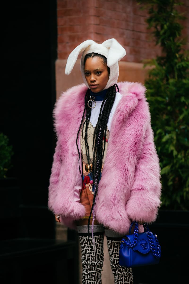 New York Fashion Week Fall Winter Street Style Sora Choi Rickey Thompson