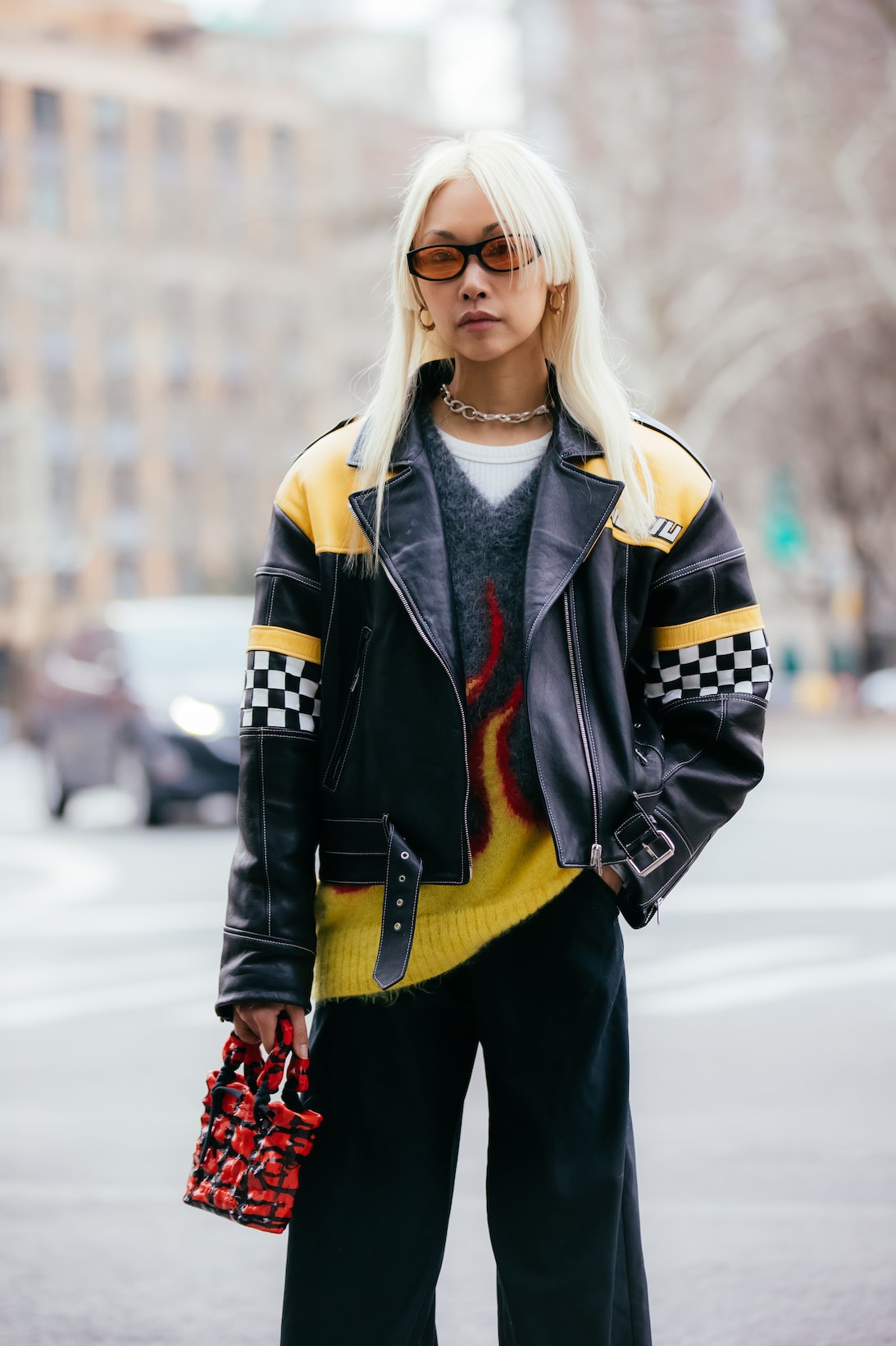 New York Fashion Week Fall Winter Street Style Sora Choi Rickey Thompson
