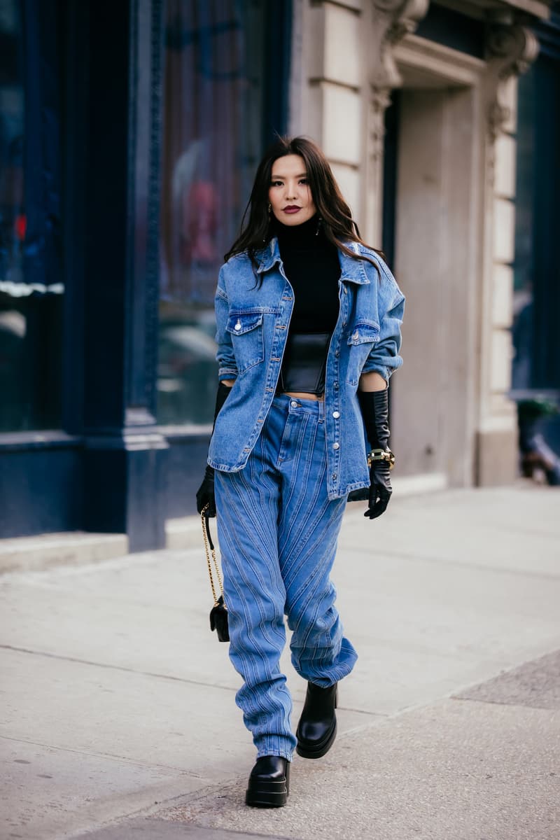 New York Fashion Week Fall Winter Street Style Sora Choi Rickey Thompson